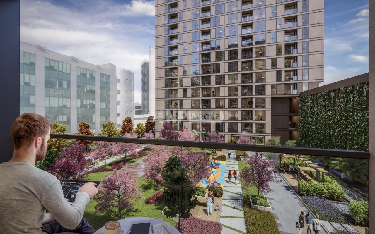 Квартира в Стамбуле, Турция, 59 м² - фото 11