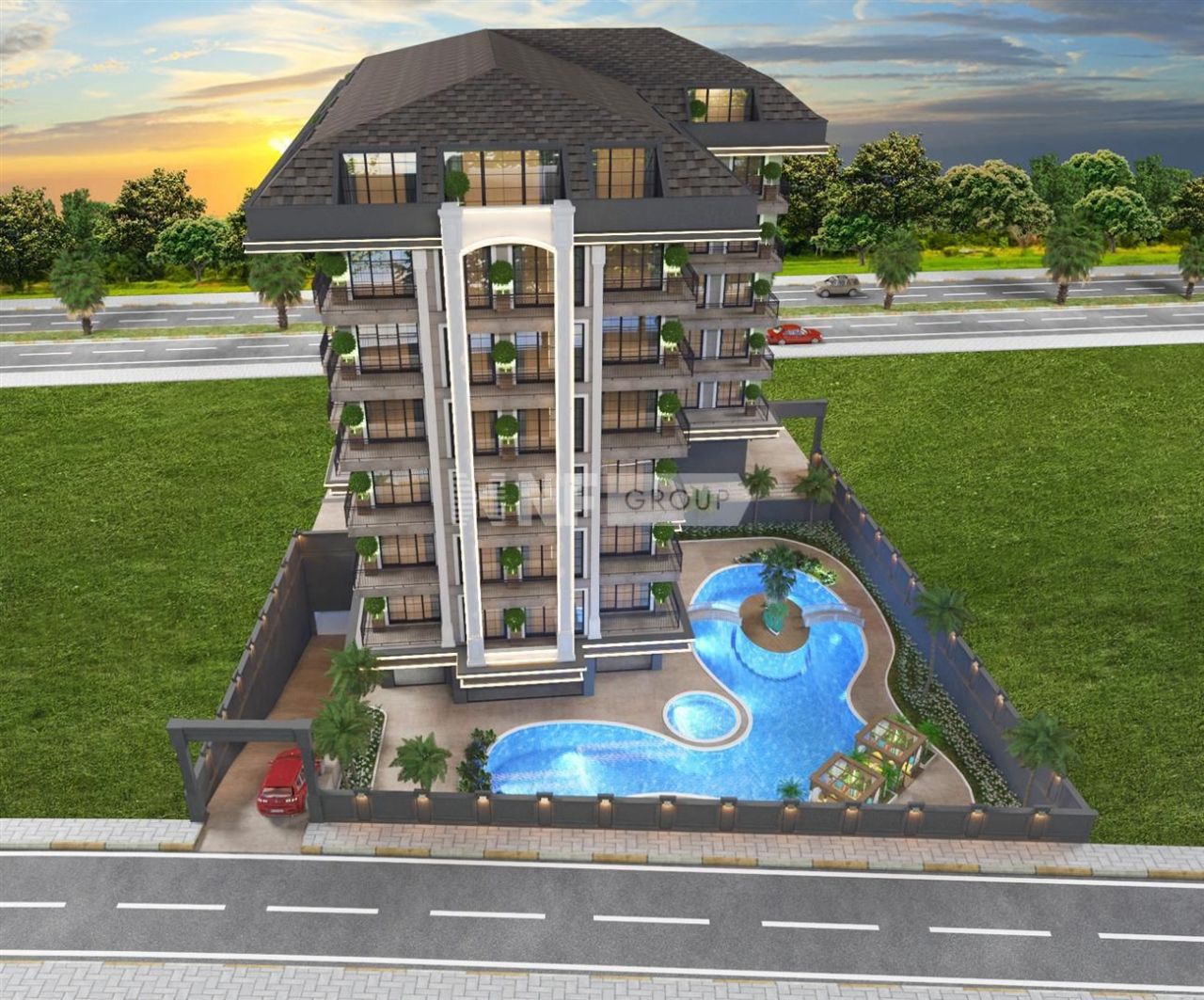 Квартира в Алании, Турция, 52 м² - фото 11