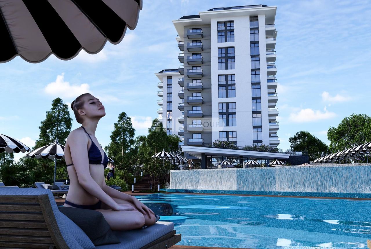 Апартаменты в Алании, Турция, 67 м² - фото 11