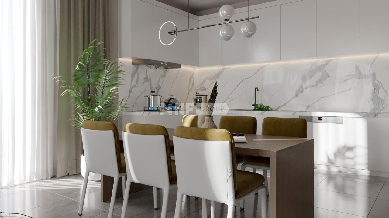 Апартаменты в Алании, Турция, 92 м² - фото 13