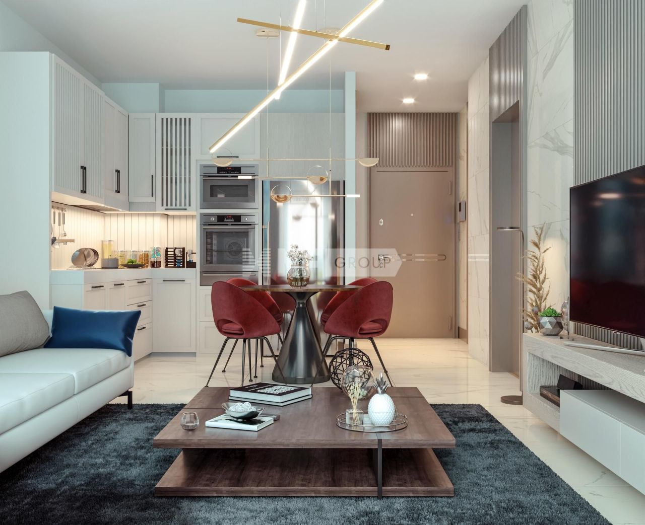 Квартира в Анталии, Турция, 69 м² - фото 14