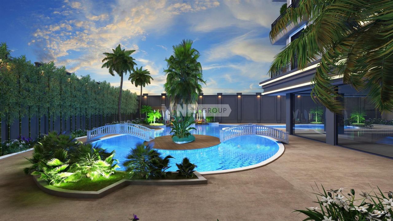 Квартира в Алании, Турция, 52 м² - фото 15