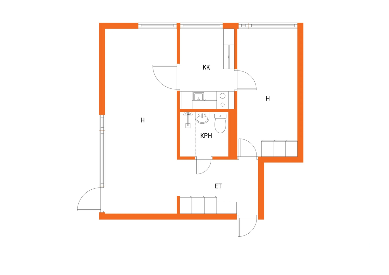 Квартира в Пиексямяки, Финляндия, 54 м² - фото 2