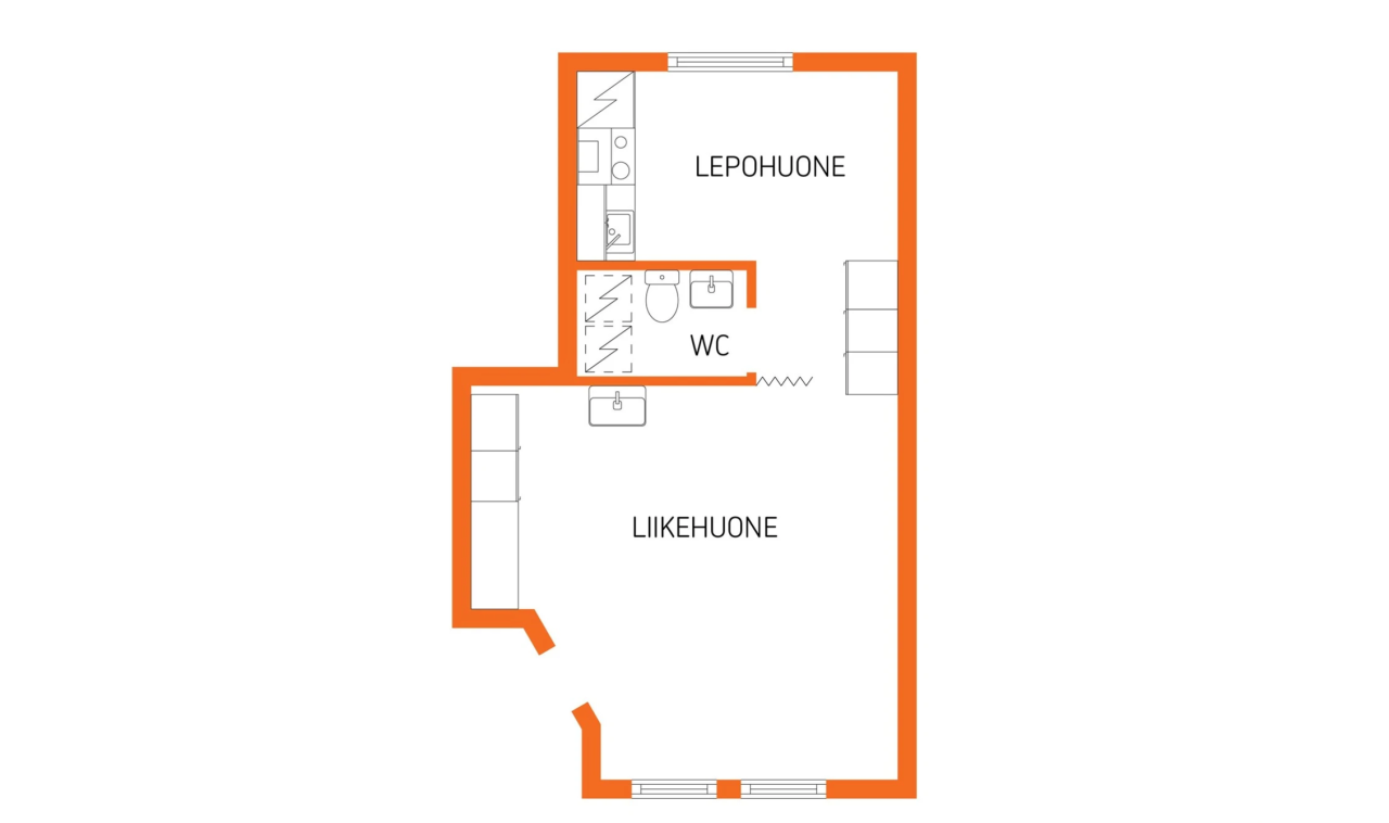 Таунхаус в Куопио, Финляндия, 34.3 м² - фото 2