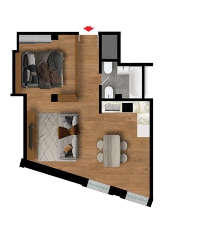 Квартира в Риме, Италия, 55 м² - фото 10