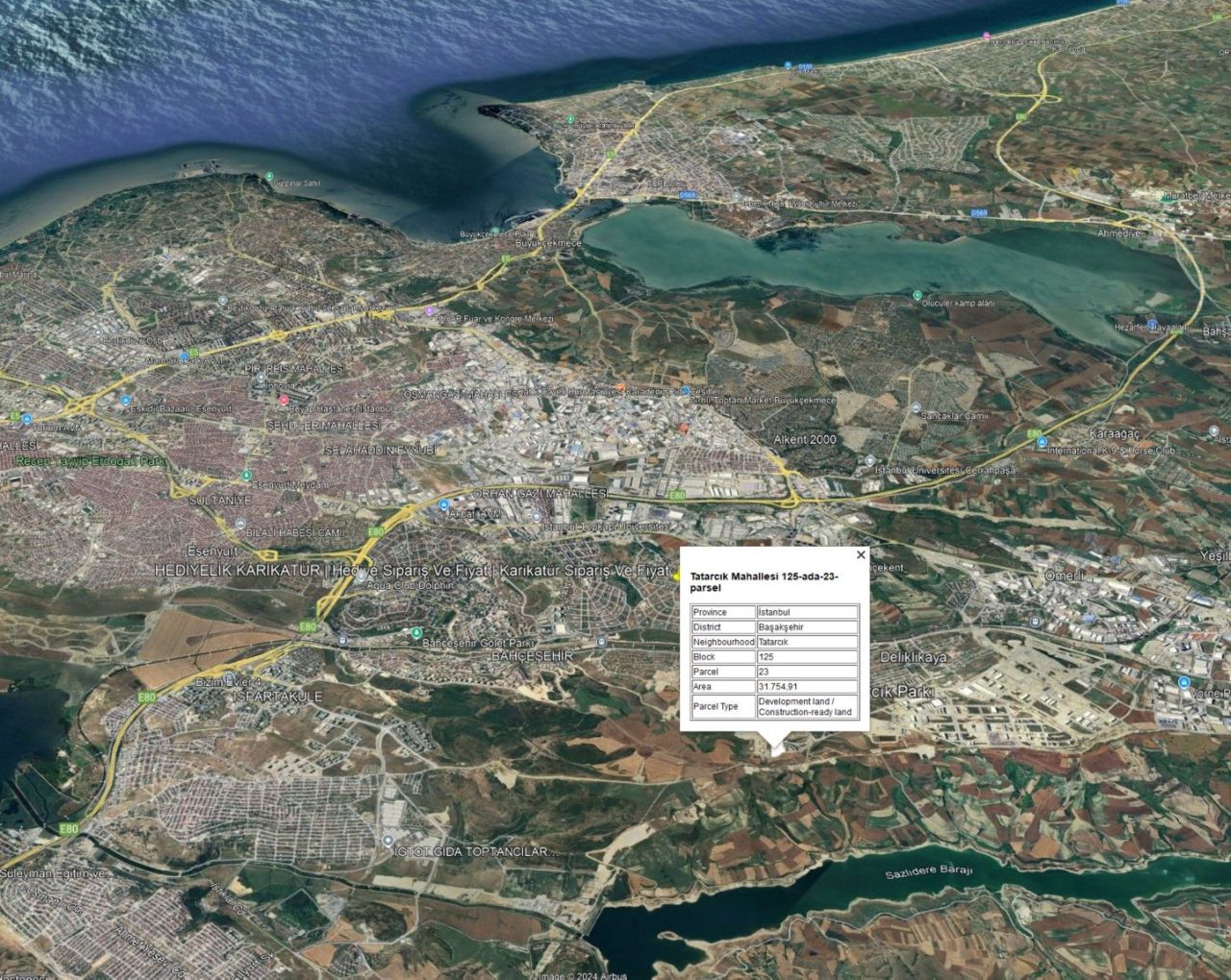 Земля в Стамбуле, Турция, 31 755 м² - фото 3