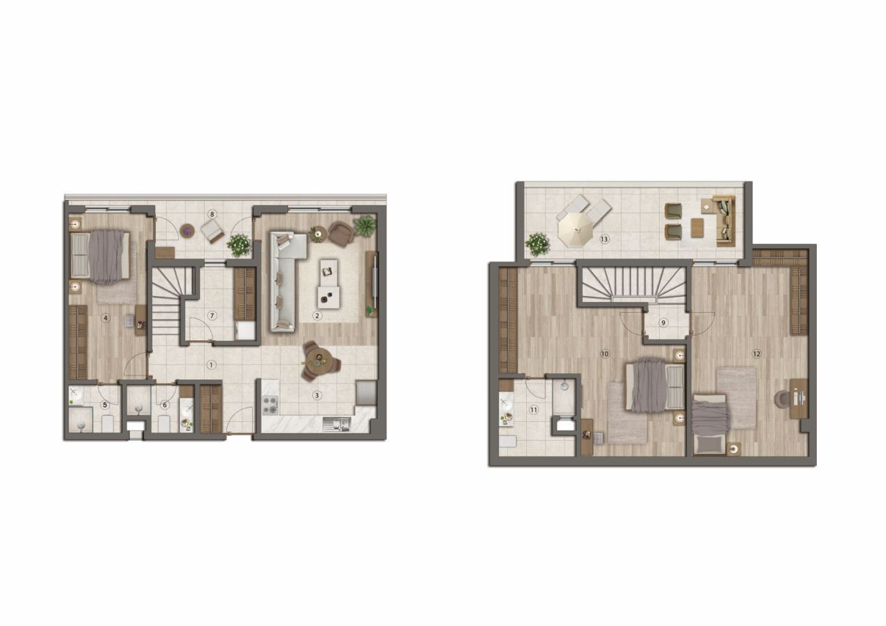 Квартира в Анталии, Турция, 50 м² - фото 17