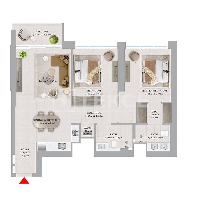 Апартаменты в Дубае, ОАЭ, 174 м² - фото 8