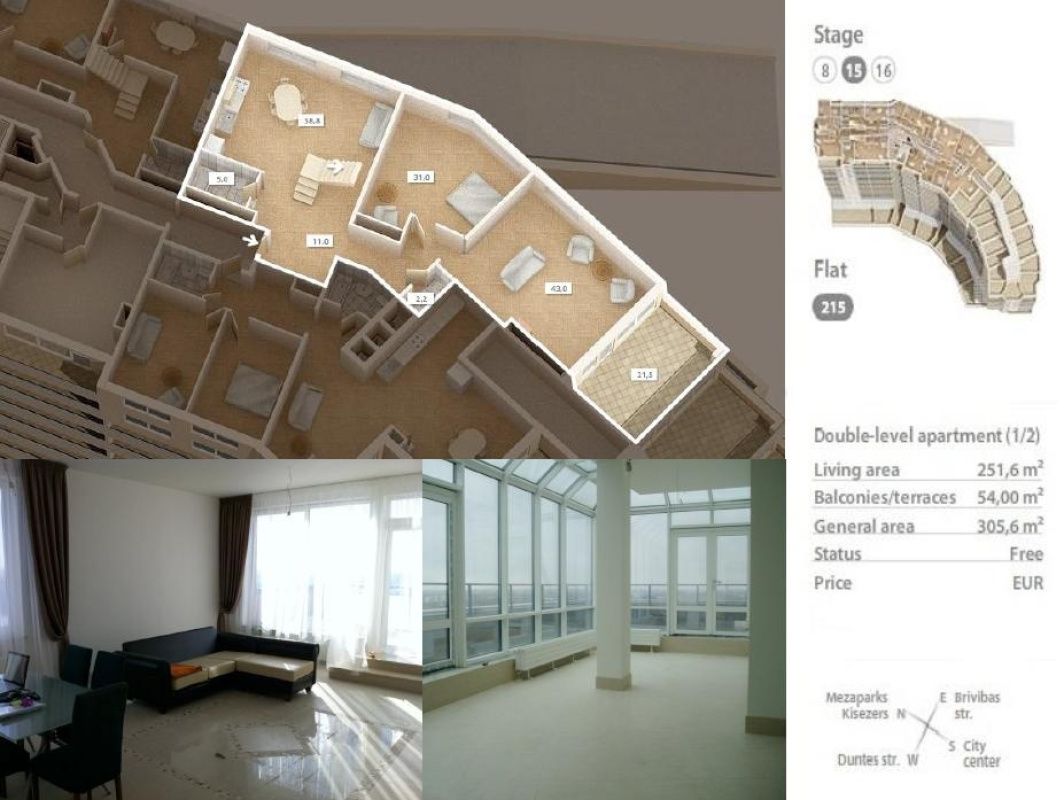 Квартира в Риге, Латвия, 305 м² - фото 3