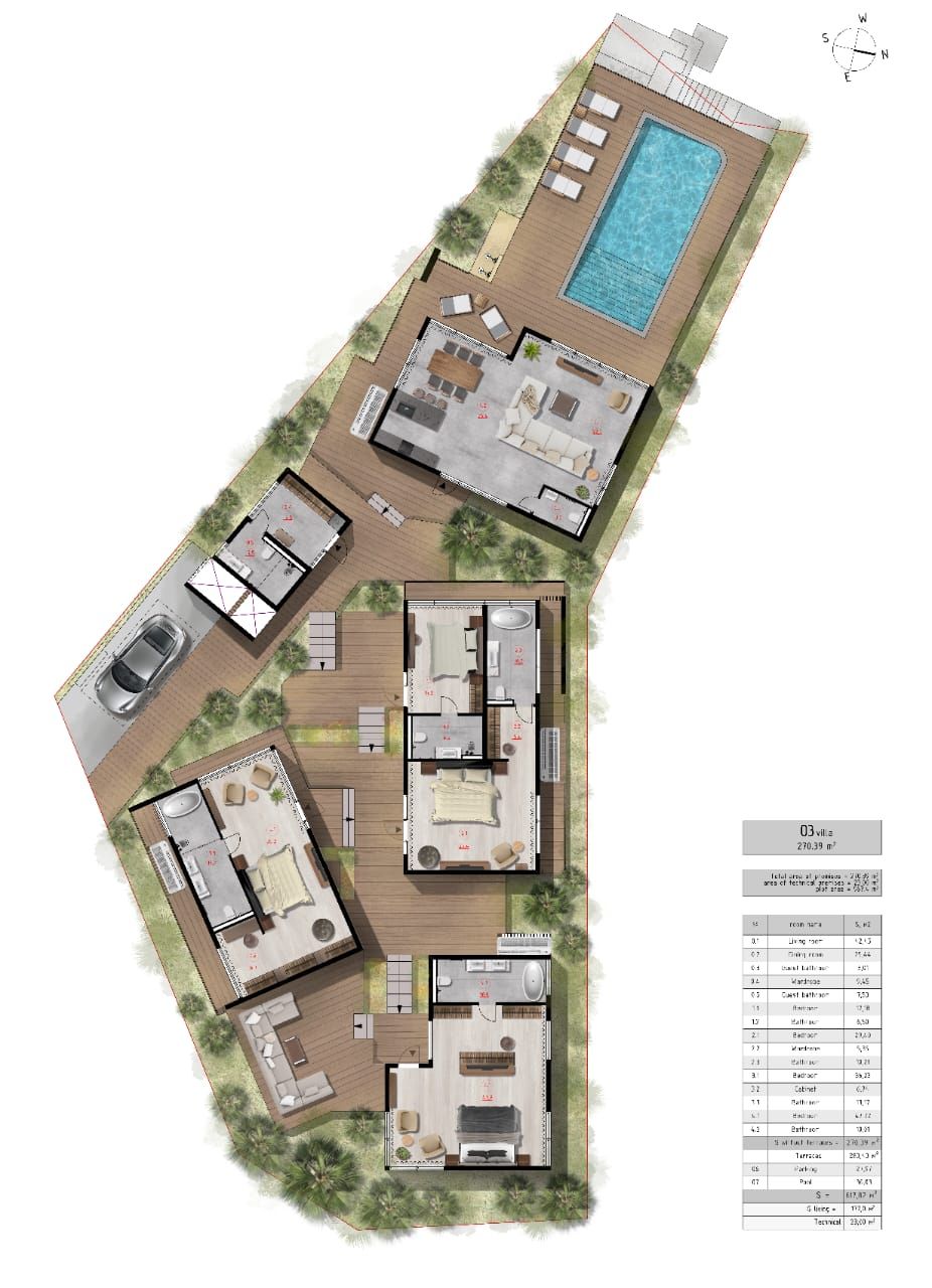 Вилла в Пхангане, Таиланд, 617 м² - фото 14