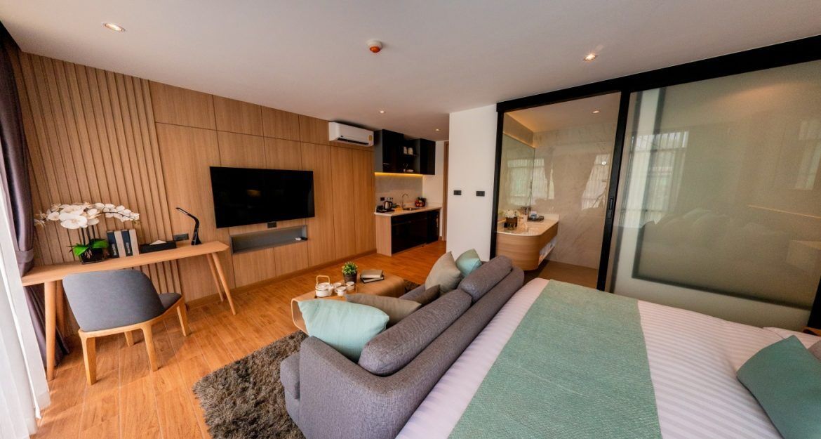 Квартира на пляже Найтон, Таиланд, 30.29 м² - фото 11