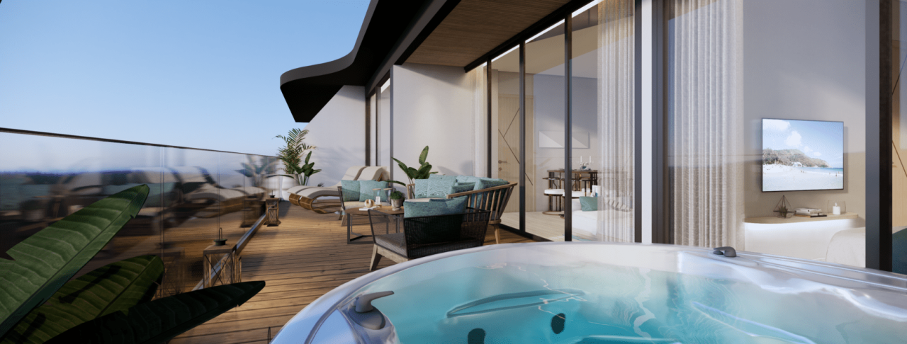 Пентхаус на пляже Найхарн, Таиланд, 70.58 м² - фото 13