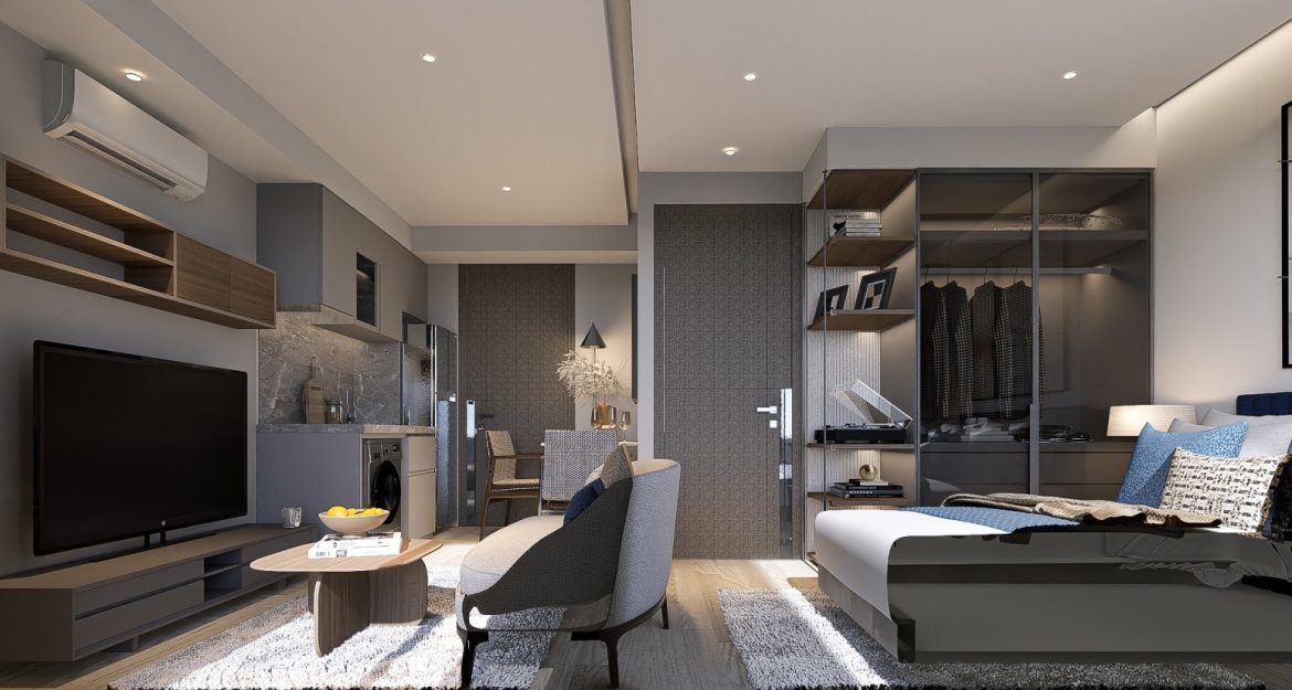 Квартира на пляже Карон, Таиланд, 24 м² - фото 13