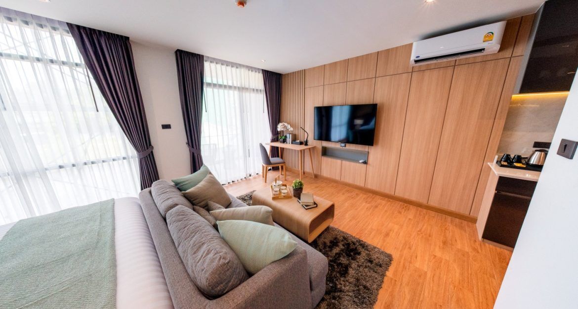 Квартира на пляже Найтон, Таиланд, 30.29 м² - фото 13