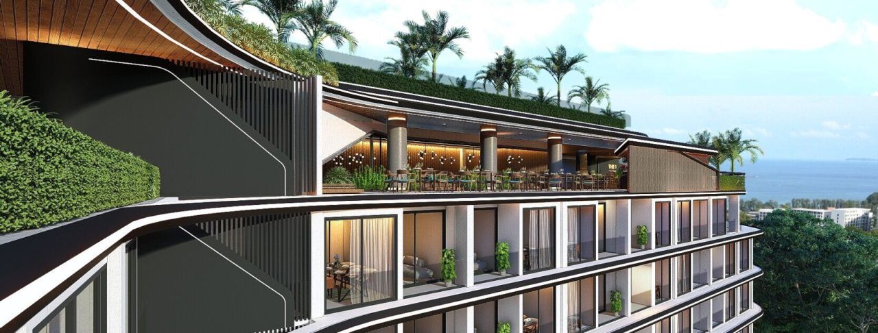 Пентхаус на пляже Найхарн, Таиланд, 70.58 м² - фото 14