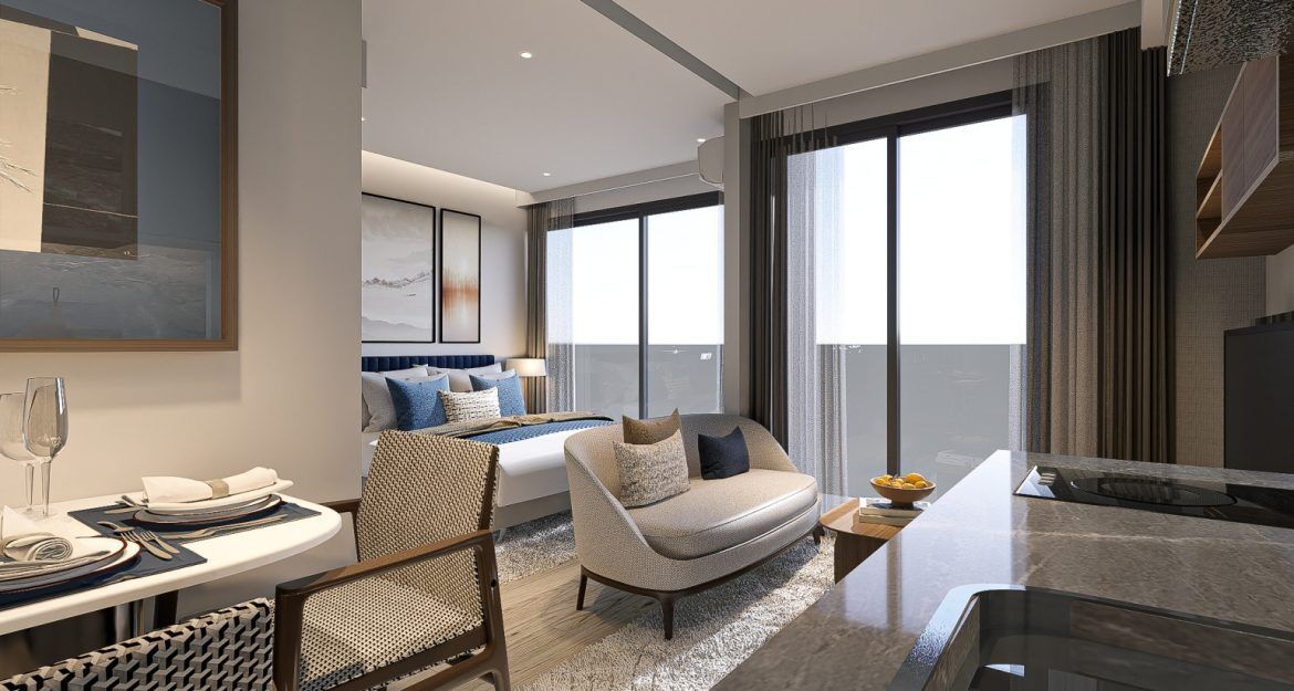 Квартира на пляже Карон, Таиланд, 24 м² - фото 14