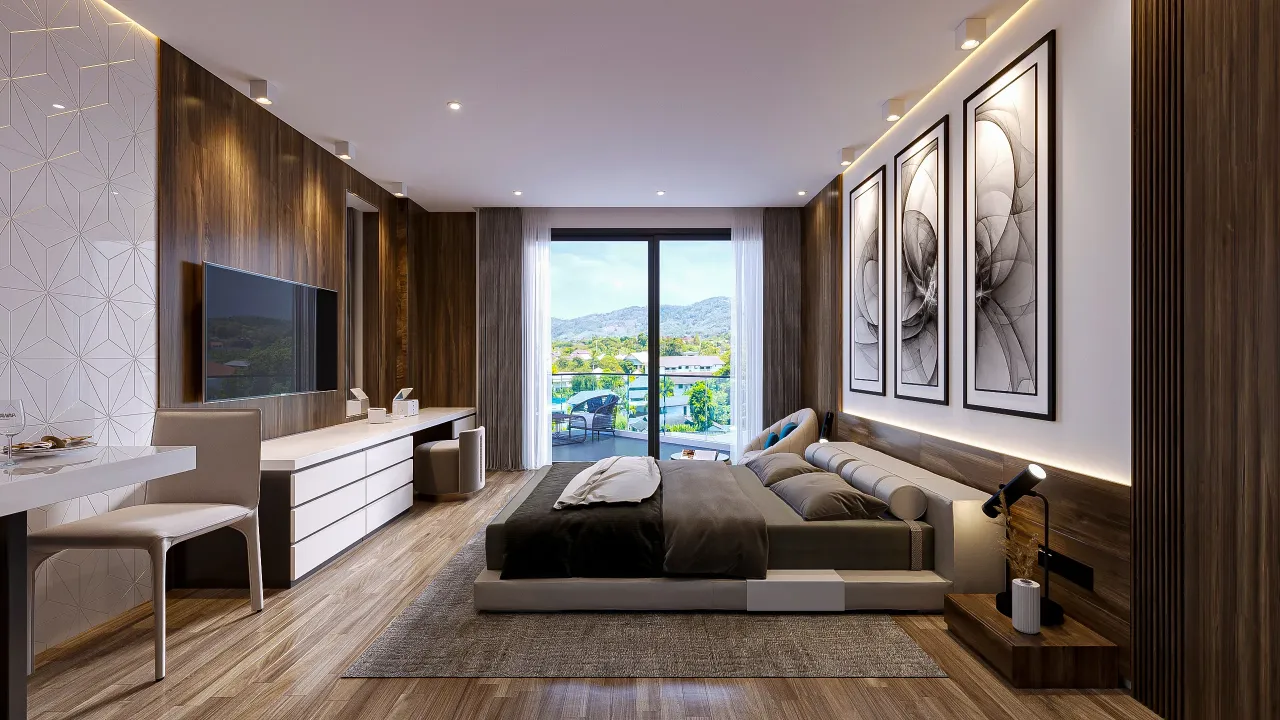 Квартира на пляже Сурин Бич, Таиланд, 36.42 м² - фото 18