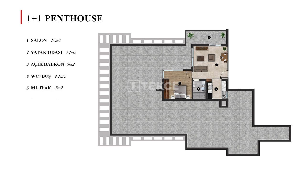 Пентхаус в Кирении, Кипр, 200 м² - фото 19