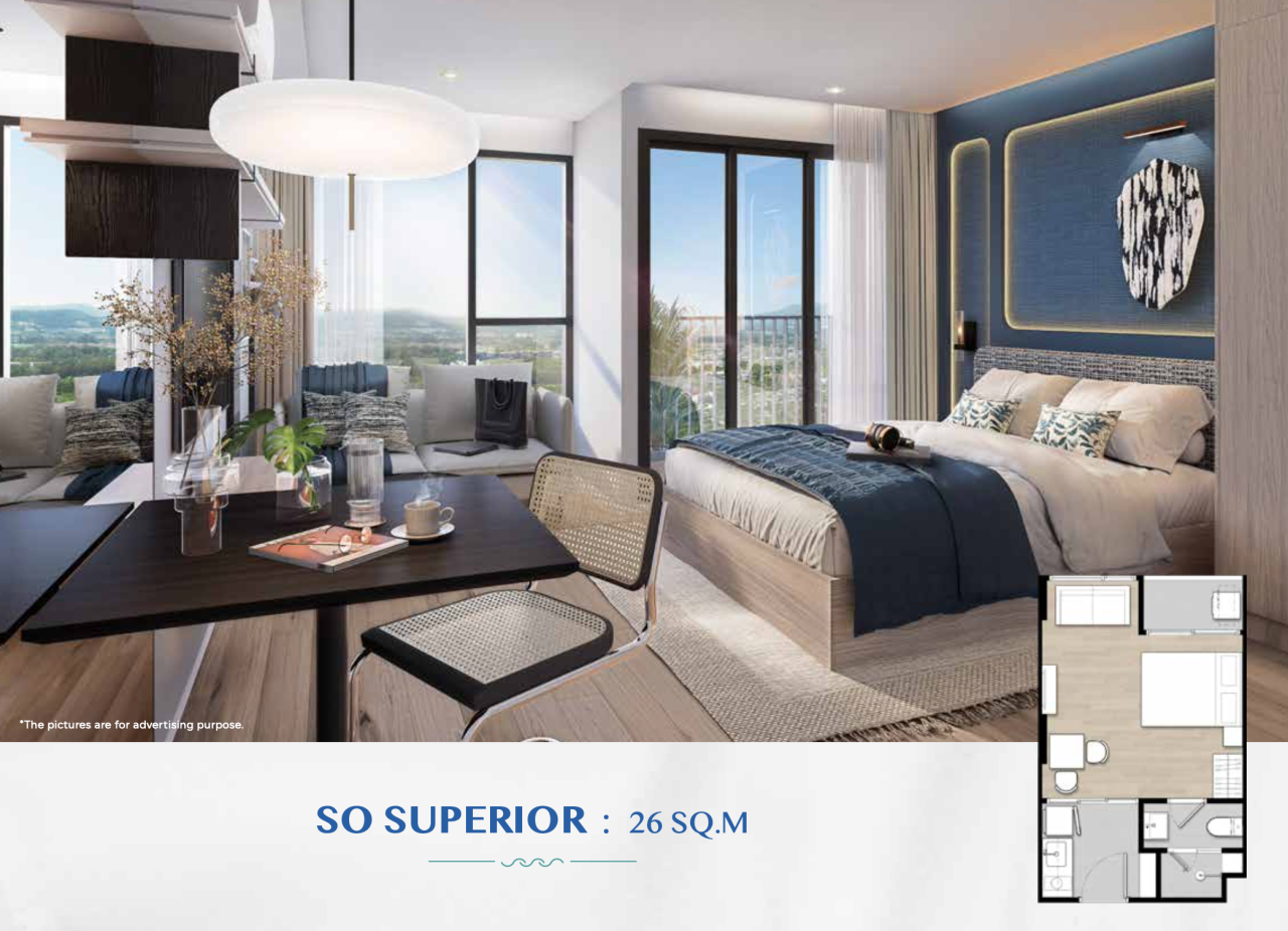 Апартаменты на острове Пхукет, Таиланд, 26.6 м² - фото 8