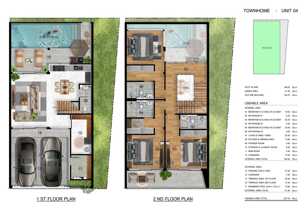 Таунхаус на пляже Найхарн, Таиланд, 237.7 м² - фото 14