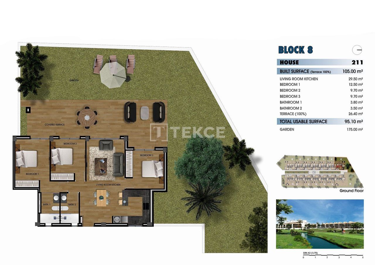 Апартаменты в Лос Алькасарес, Испания, 105 м² - фото 16