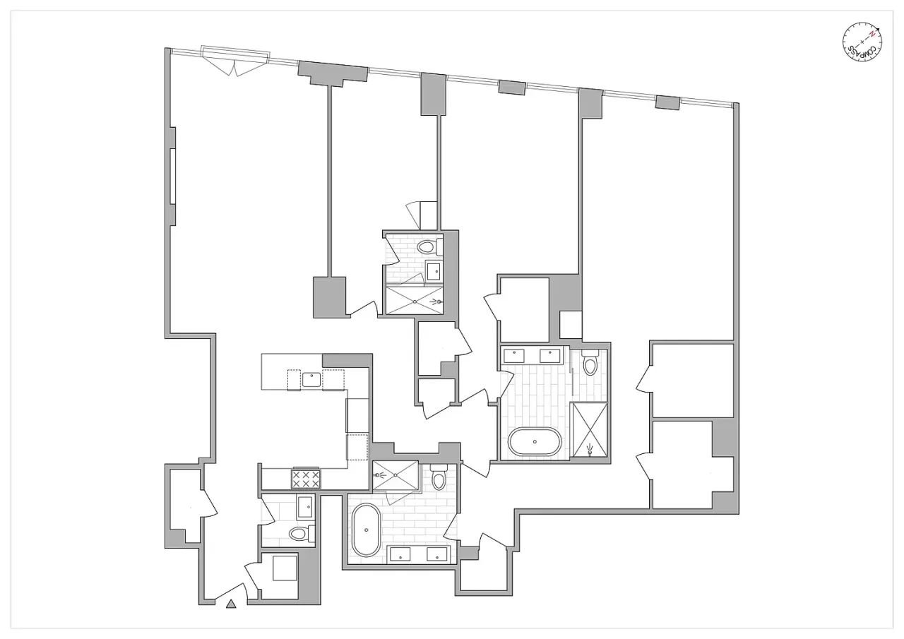 Апартаменты в Нью-Йорке, США, 224 м² - фото 18