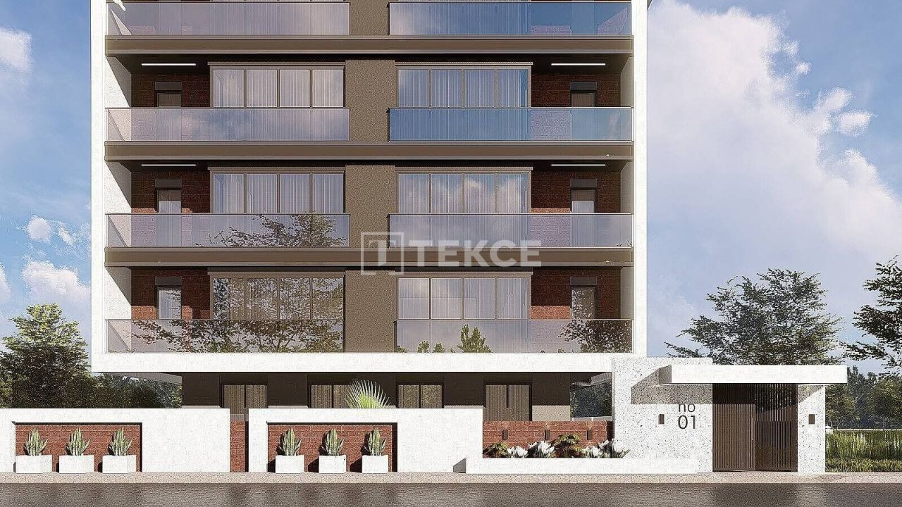Апартаменты в Анталии, Турция, 55 м² - фото 4
