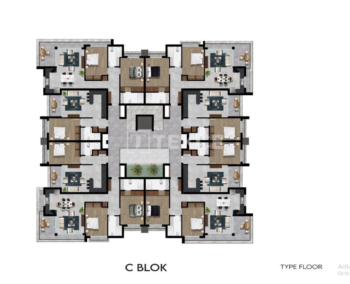 Апартаменты в Кирении, Кипр, 60 м² - фото 19