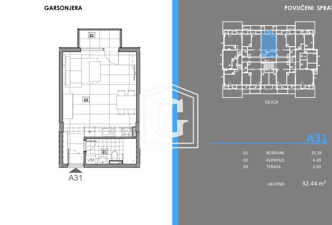Апартаменты в Радановичах, Черногория, 32.5 м² - фото 10