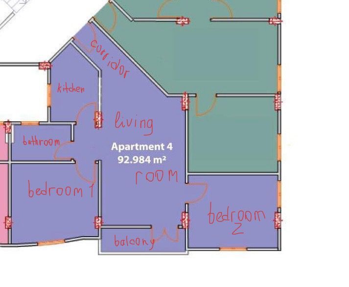 Квартира в Хургаде, Египет, 90 м² - фото 12