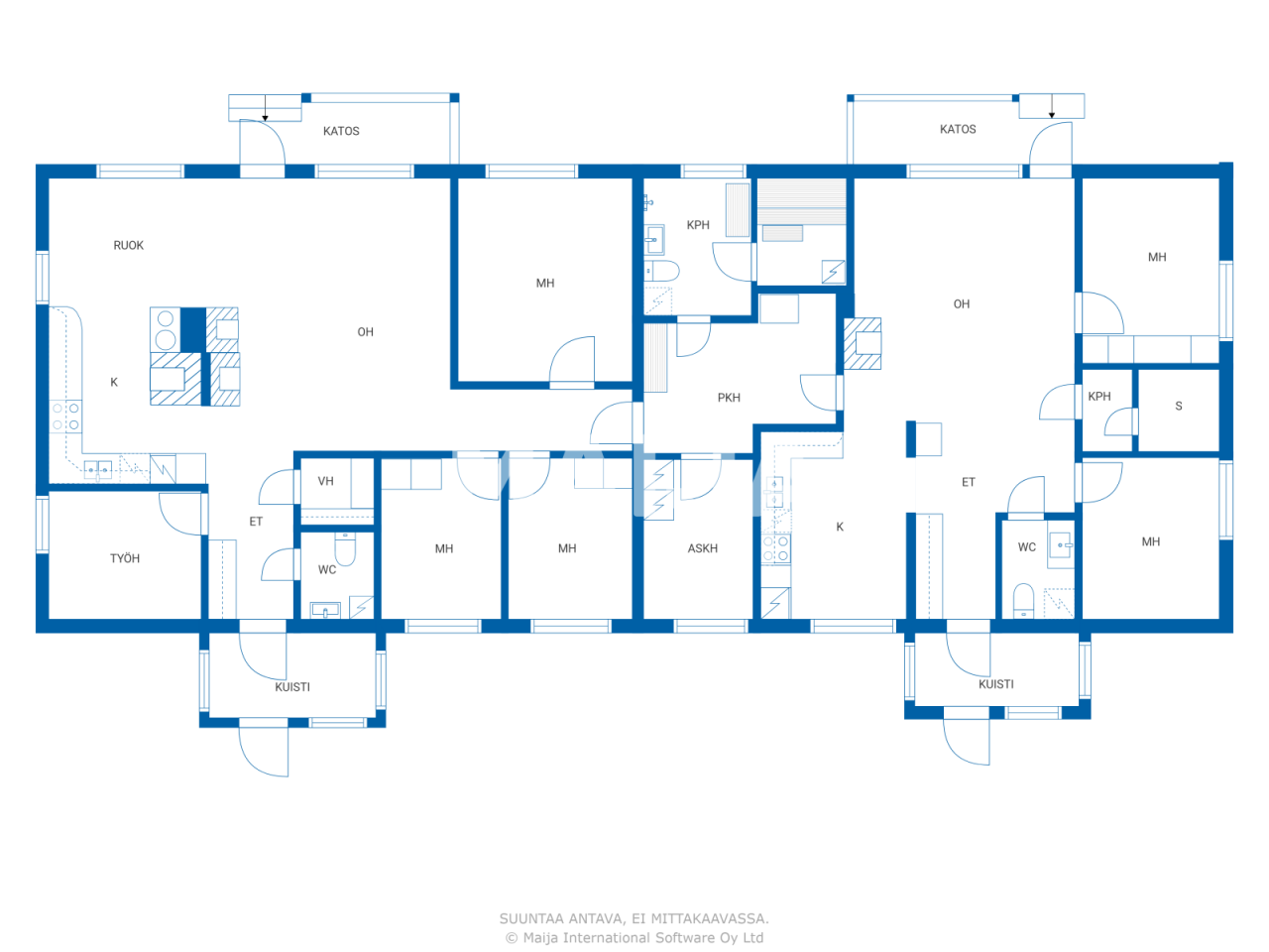 Дом Торнио, Финляндия, 216.2 м² - фото 2