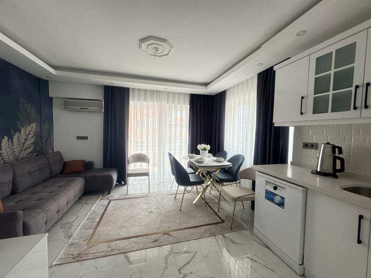 Квартира в Алании, Турция, 60 м² - фото 8