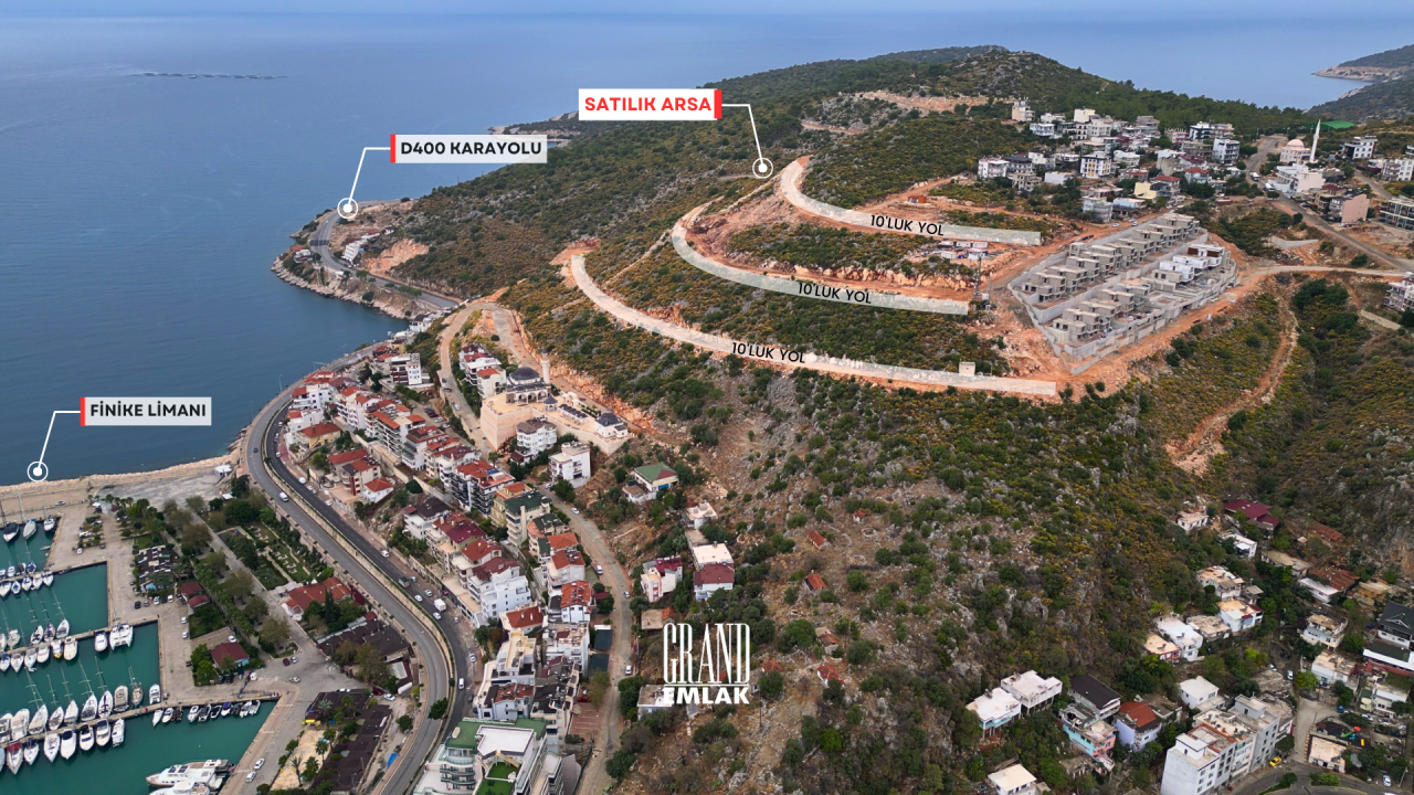 Земля в Анталии, Турция, 585.64 сот. - фото 4