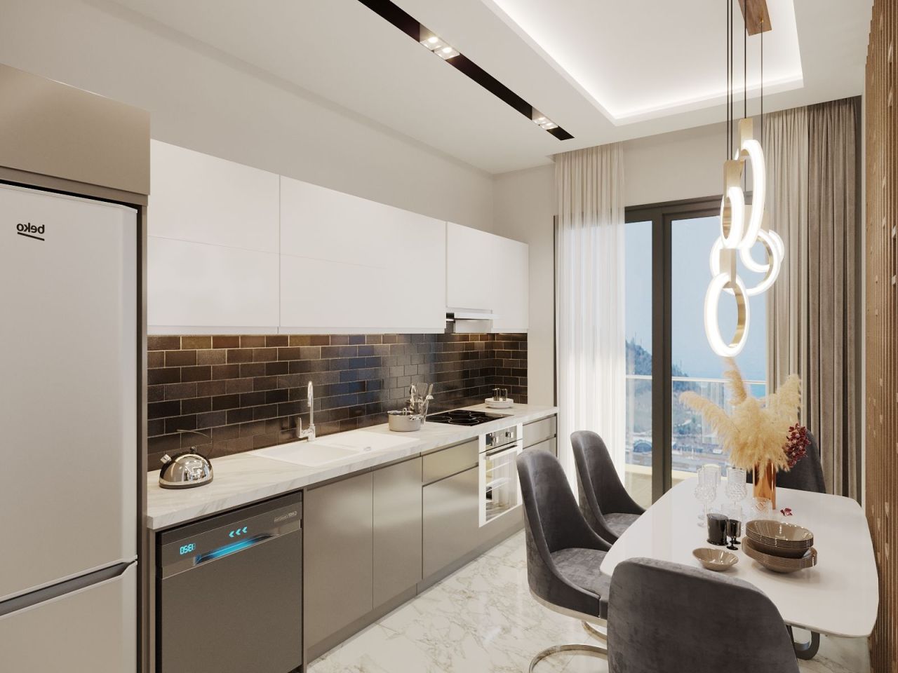 Квартира в Алании, Турция, 110 м² - фото 17