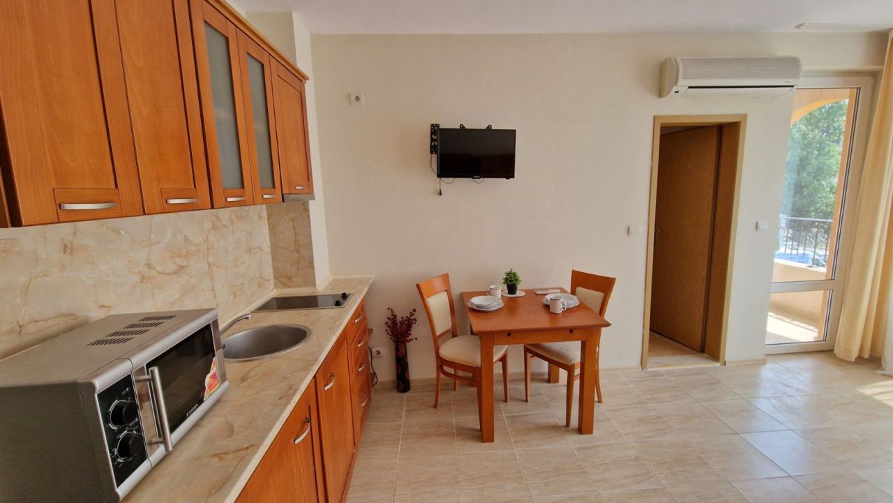 Квартира на Солнечном берегу, Болгария, 28 м² - фото 3