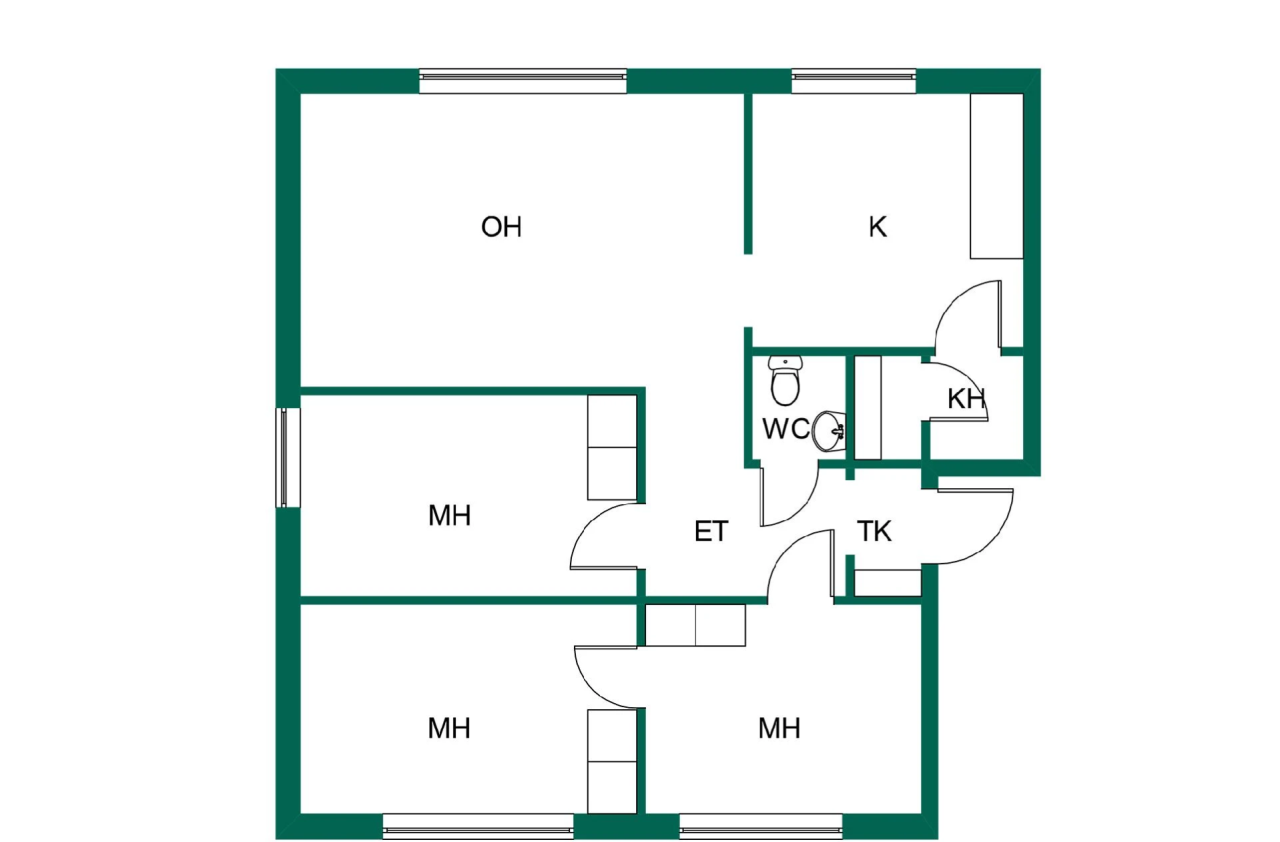 Квартира в Варкаусе, Финляндия, 87.5 м² - фото 3
