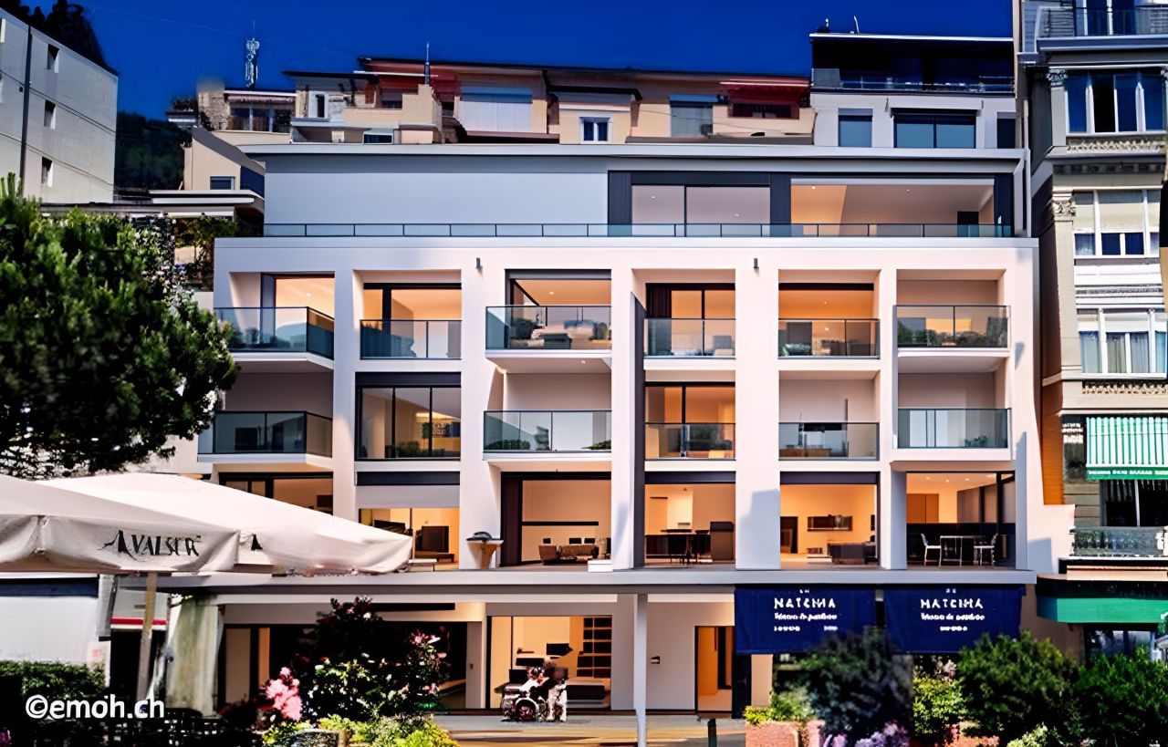 Апартаменты в Монтрё, Швейцария, 120 м² - фото 2