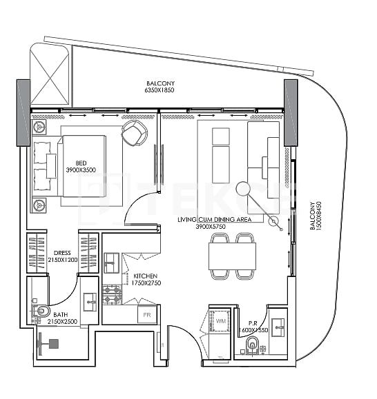 Апартаменты в Дубае, ОАЭ, 179 м² - фото 14