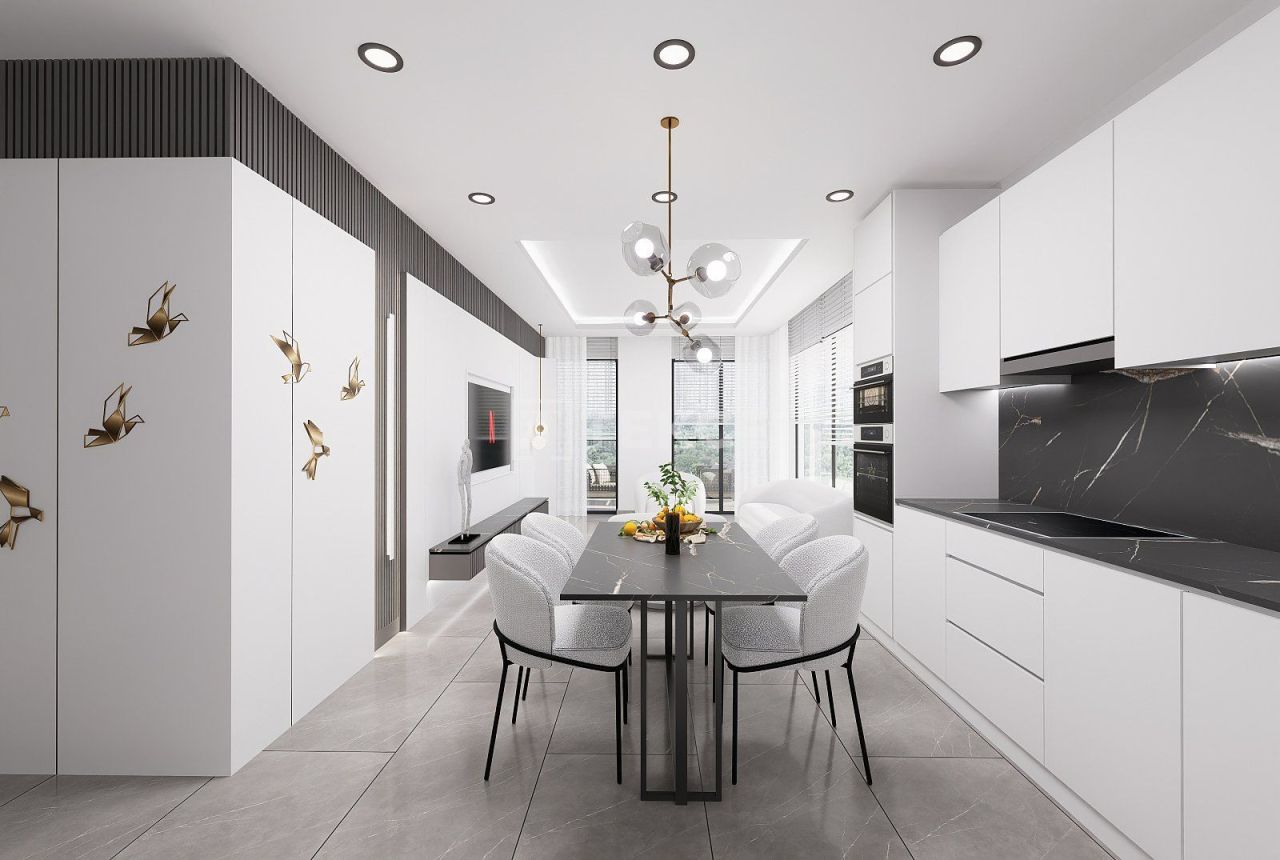 Апартаменты в Алании, Турция, 58 м² - фото 19