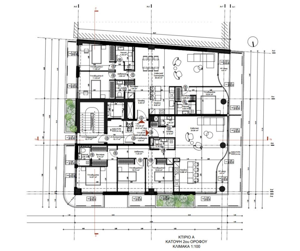Квартира в Салониках, Греция, 139 м² - фото 5