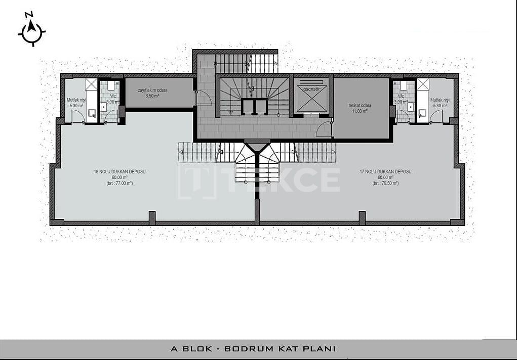 Апартаменты в Алании, Турция, 70 м² - фото 11
