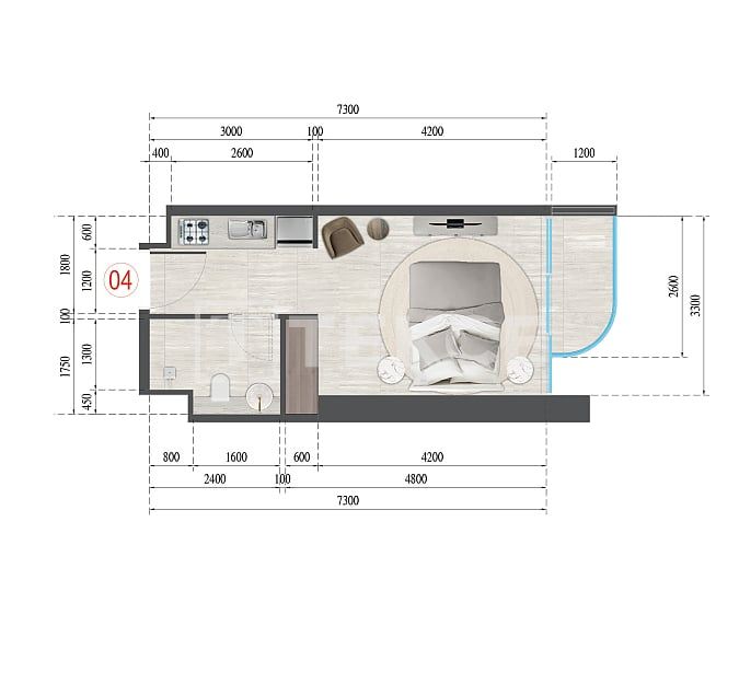 Апартаменты в Дубае, ОАЭ, 70 м² - фото 10