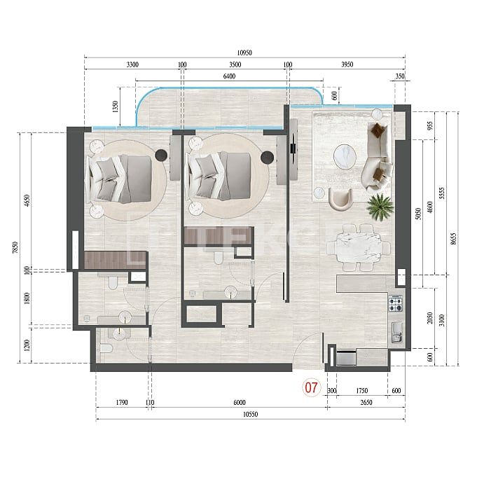 Апартаменты в Дубае, ОАЭ, 38 м² - фото 12