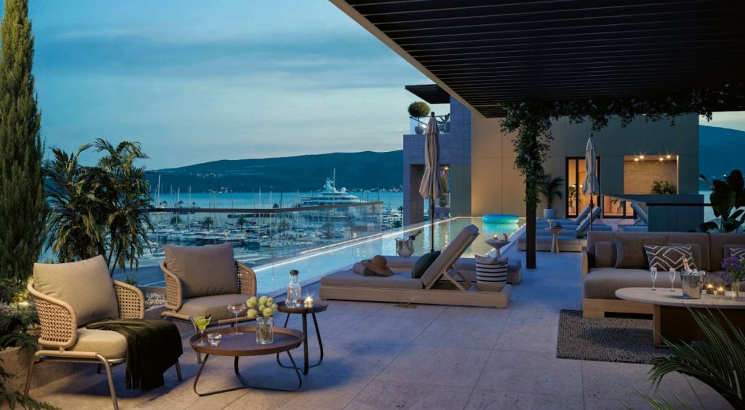 Апартаменты в Тивате, Черногория, 69 м² - фото 2