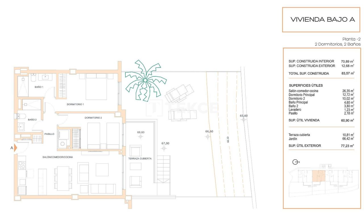 Апартаменты в Фуэнхироле, Испания, 84 м² - фото 9