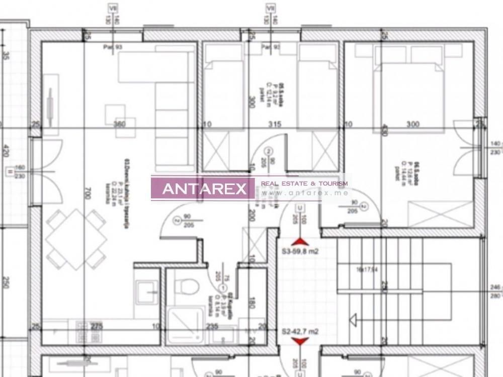 Апартаменты в Игало, Черногория, 60 м² - фото 15