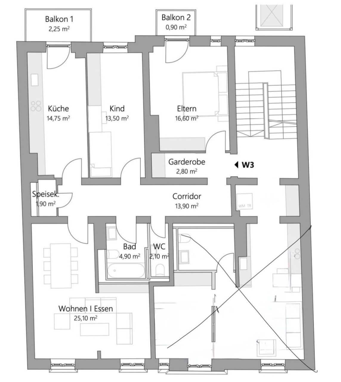 Квартира в Мюнхене, Германия, 98 м² - фото 1