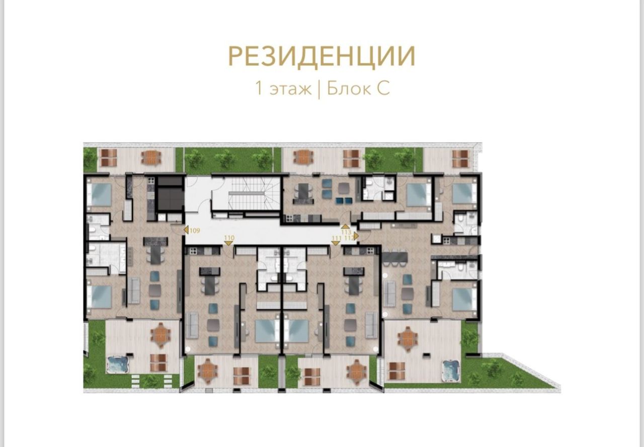 Апартаменты в Тивате, Черногория, 282 м² - фото 11