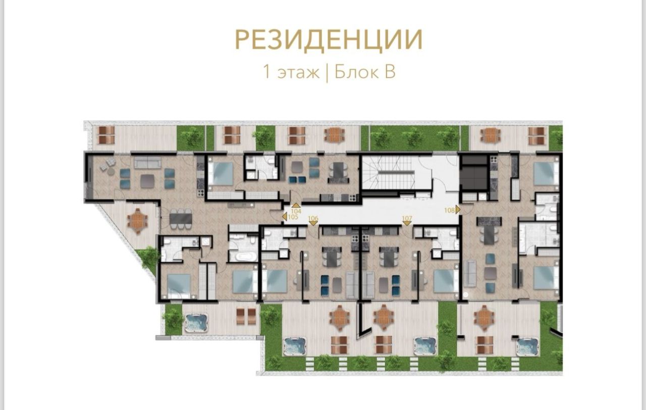 Апартаменты в Тивате, Черногория, 282 м² - фото 12