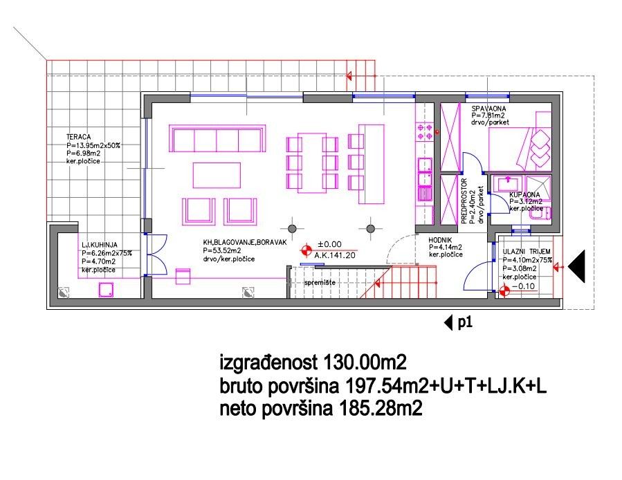 Дом Istria, Valtura, Хорватия, 185.28 м² - фото 2